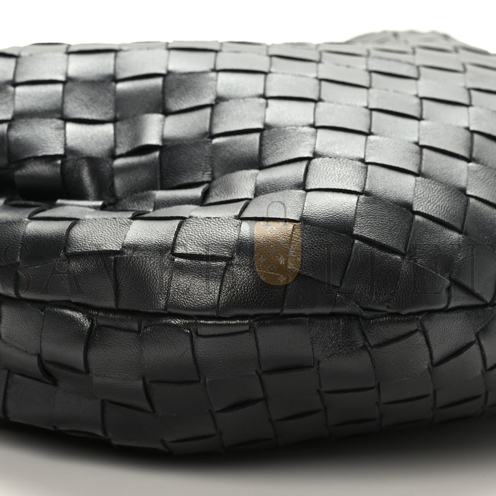 BOTTEGA VENETA NAPPA INTRECCIATO TEEN JODIE HOBO BLACK (36*21*6cm) BOTTEGA VENETA NAPPA INTRECCIATO TEEN JODIE HOBO BLACK (36*21*6cm)